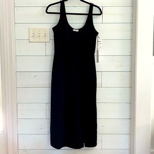NWT. Nordstrom scoop neck midi dress by Leith.